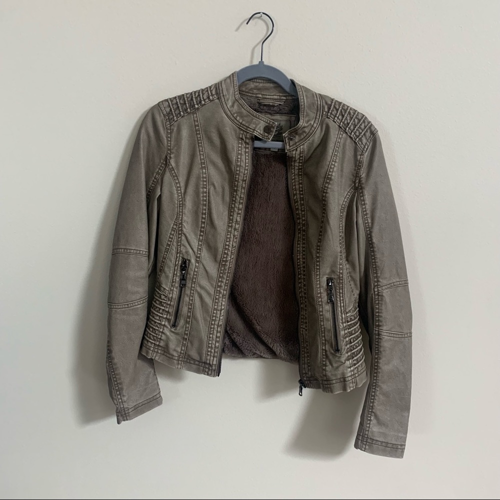 Cat Walk Studio Los Angeles Leather Motto Jacket